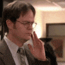 Dwight its true Slack reaction