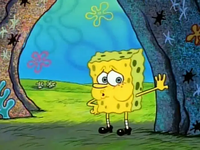 tired SpongeBob